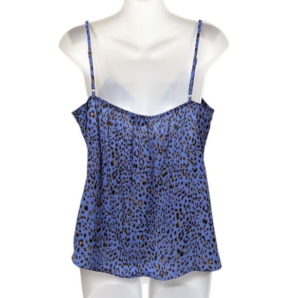 VERONICA M Animal Print Surplice Front Tank Top M - Picture 4 of 6